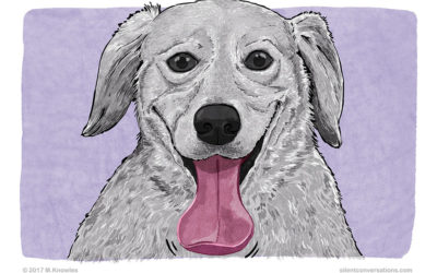 Spatulate tongue – Dog Body Language