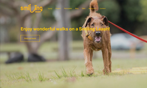 Smiling Leash Project website image